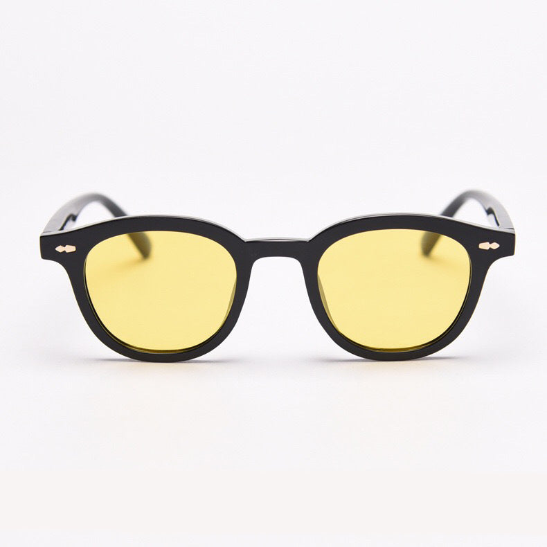 Modische Sonnenbrille mit Runden Gläsern und Stylischem Rahmen Karnz