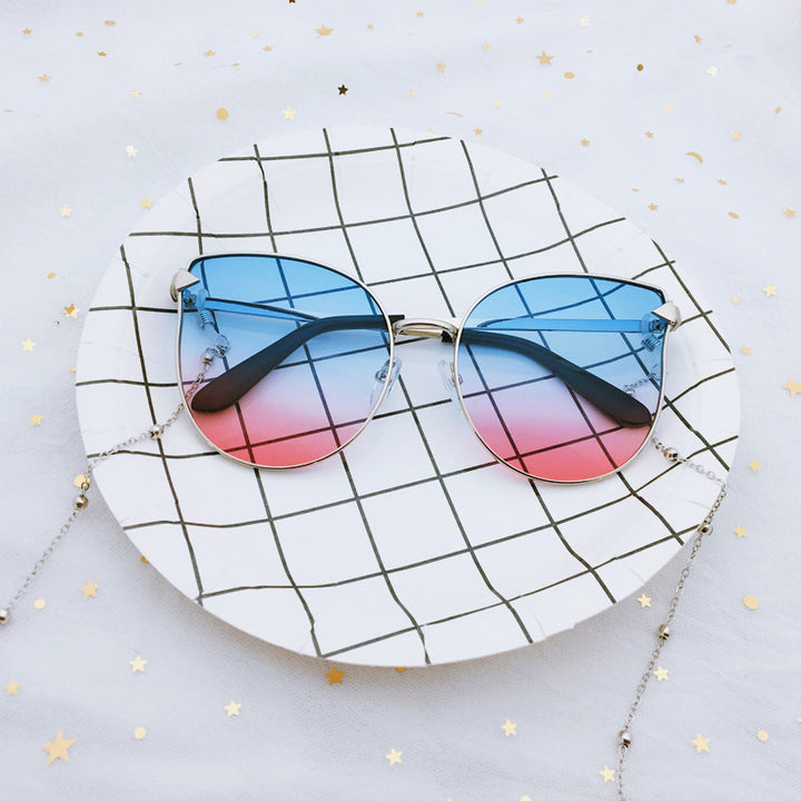 Modische Oversized Sonnenbrille Im Cat-Eye Stil Karnz