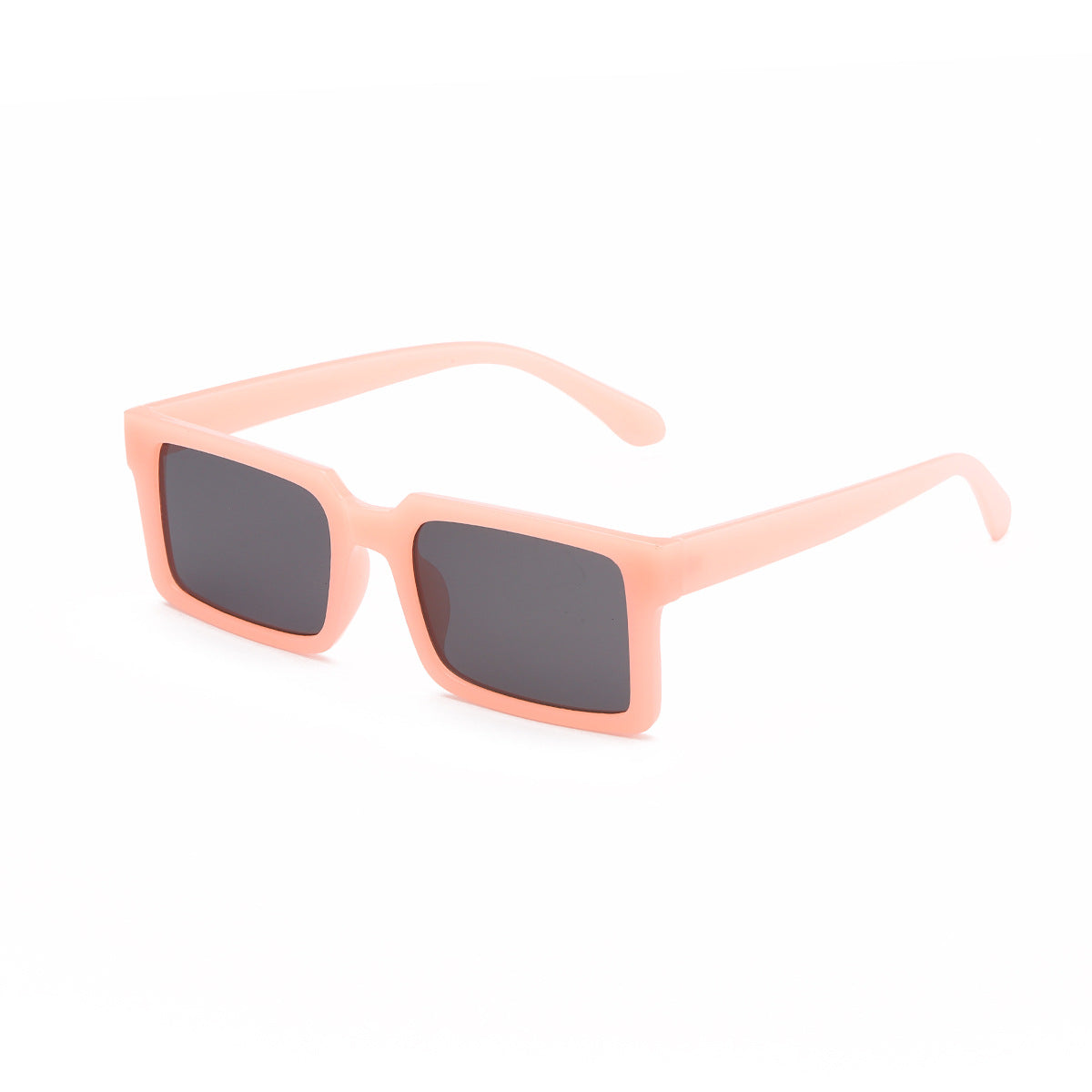 Damen modische rechteckige Sonnenbrille mit gelben Gläsern Karnz
