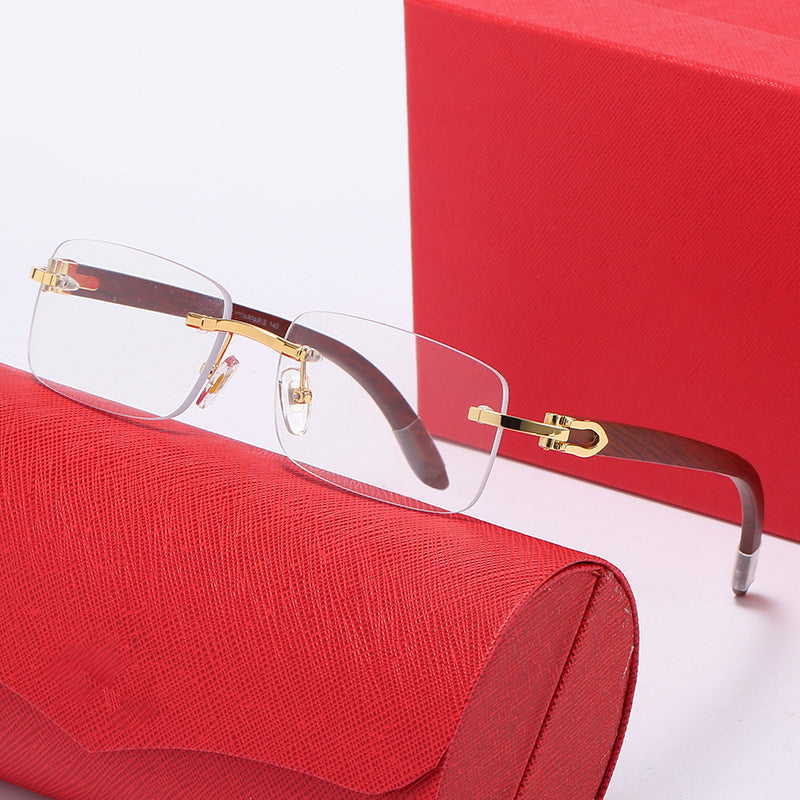 Damen elegante Rechteck-Sonnenbrille mit hochwertigem Metallrahmen und polarisierenden Gläsern Karnz
