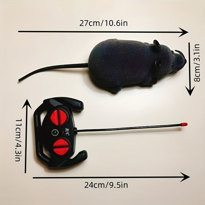 Karnz | MouseChase | Verspielter Jagds Spaß - Interaktives Roboter-Mausspielzeug für Katzen