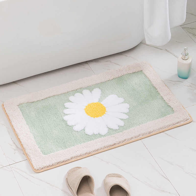 Dekorative Florale Badmatte