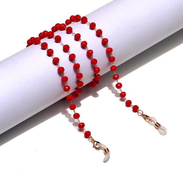 Stylische Perlenbrillekette Karnz