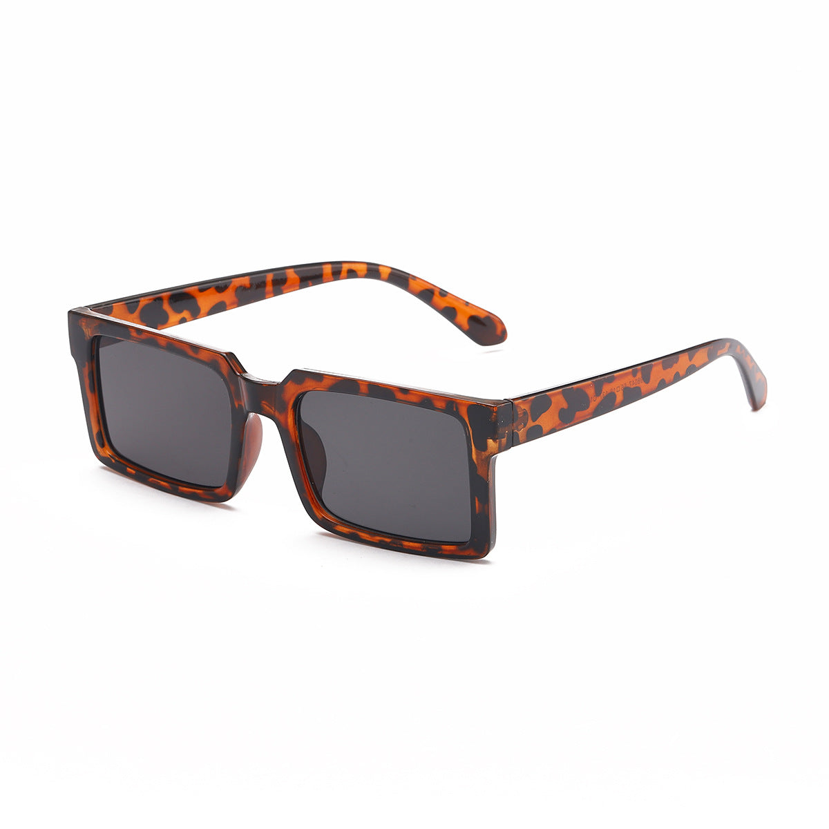 Damen modische rechteckige Sonnenbrille mit gelben Gläsern Karnz
