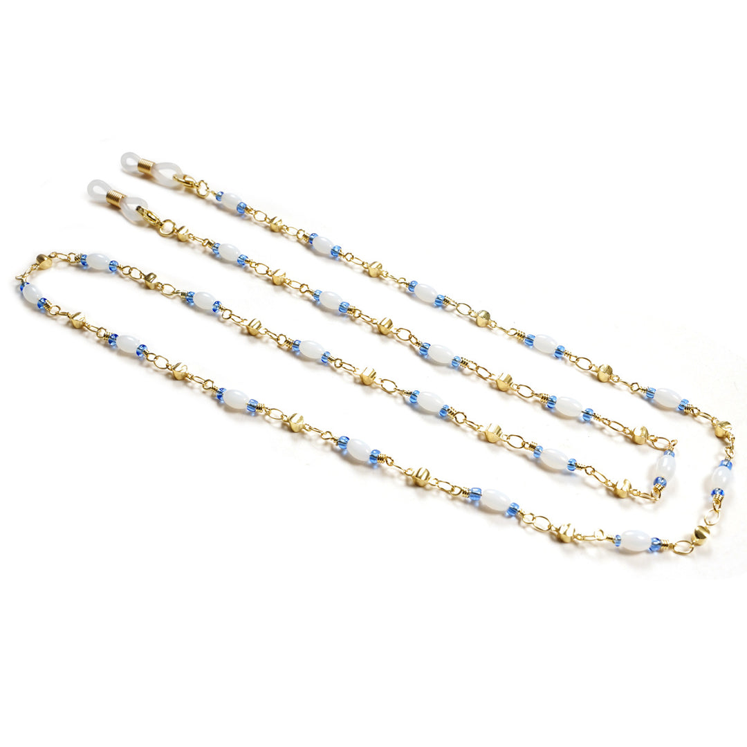 Chic Perlen Brillen Kette Karnz