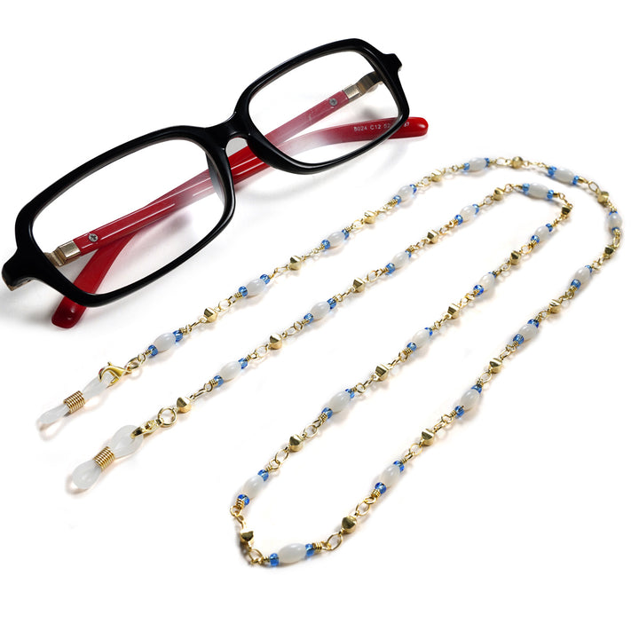 Chic Perlen Brillen Kette Karnz