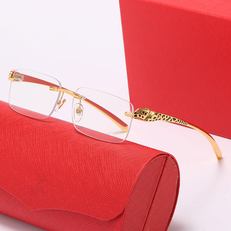 Damen elegante Korrektionsbrille mit extravaganten Design-Elementen Karnz