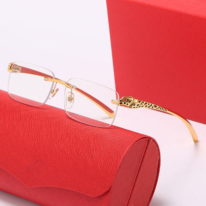 Damen elegante Korrektionsbrille mit extravaganten Design-Elementen Karnz