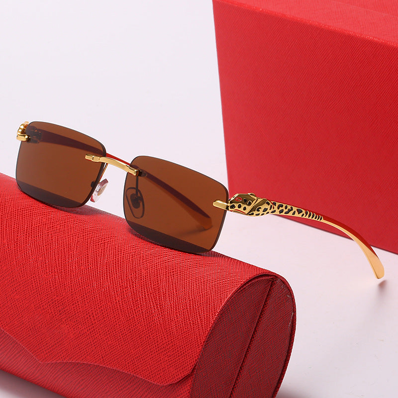 Damen elegante Korrektionsbrille mit extravaganten Design-Elementen Karnz