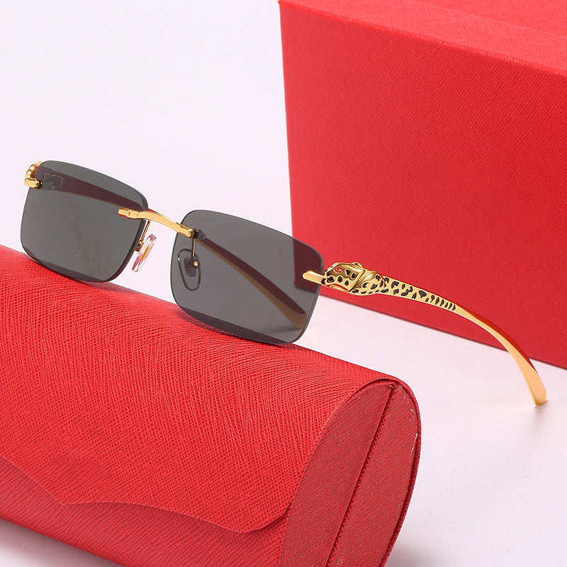 Damen elegante Korrektionsbrille mit extravaganten Design-Elementen Karnz