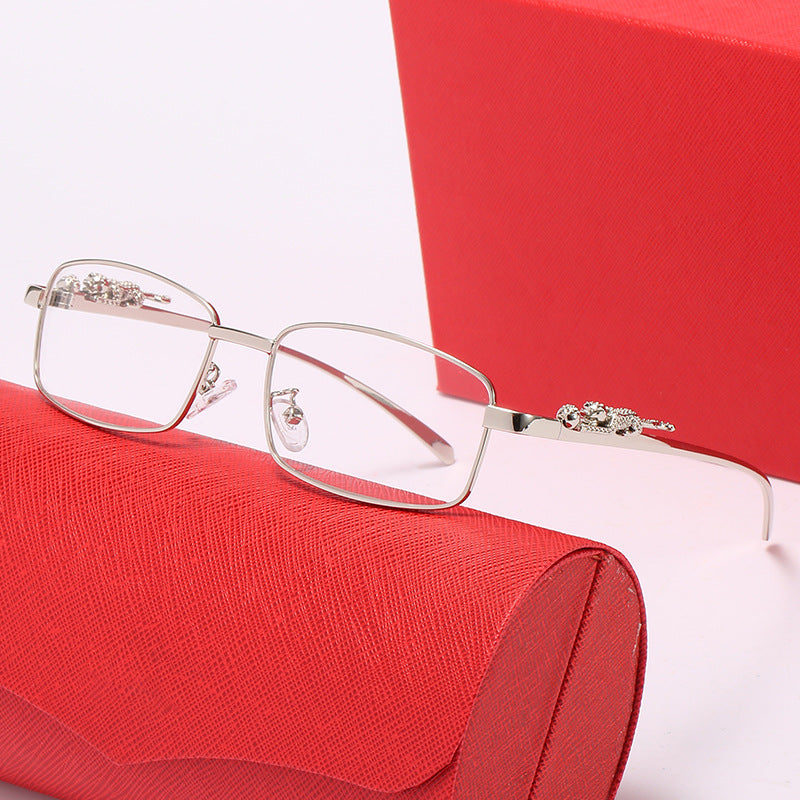 Damen modische Korrektionsbrille mit feinen Verzierungen Karnz