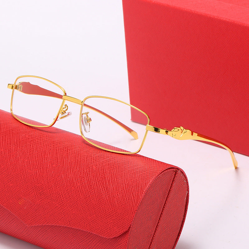 Damen elegante Korrektionsbrille im modernen Design mit hochwertigem Metallrahmen Karnz