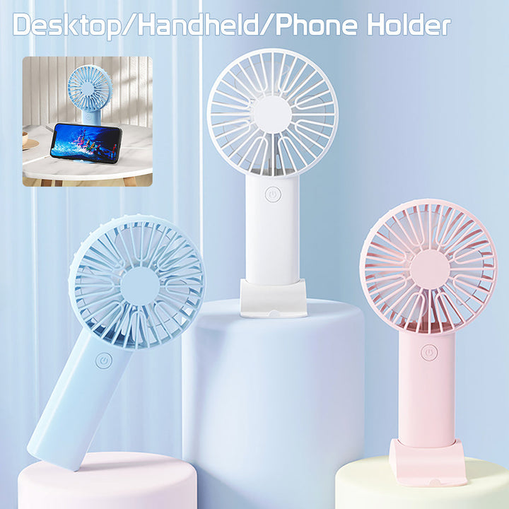 Mini tragbarer Handheld USB wiederaufladbarer Ventilator | Karnz