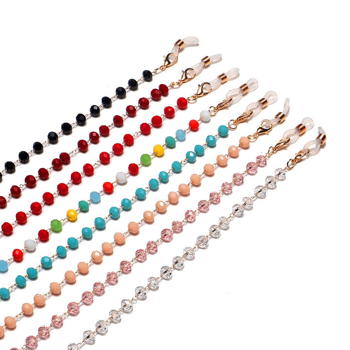 Stylische Perlenbrillekette Karnz