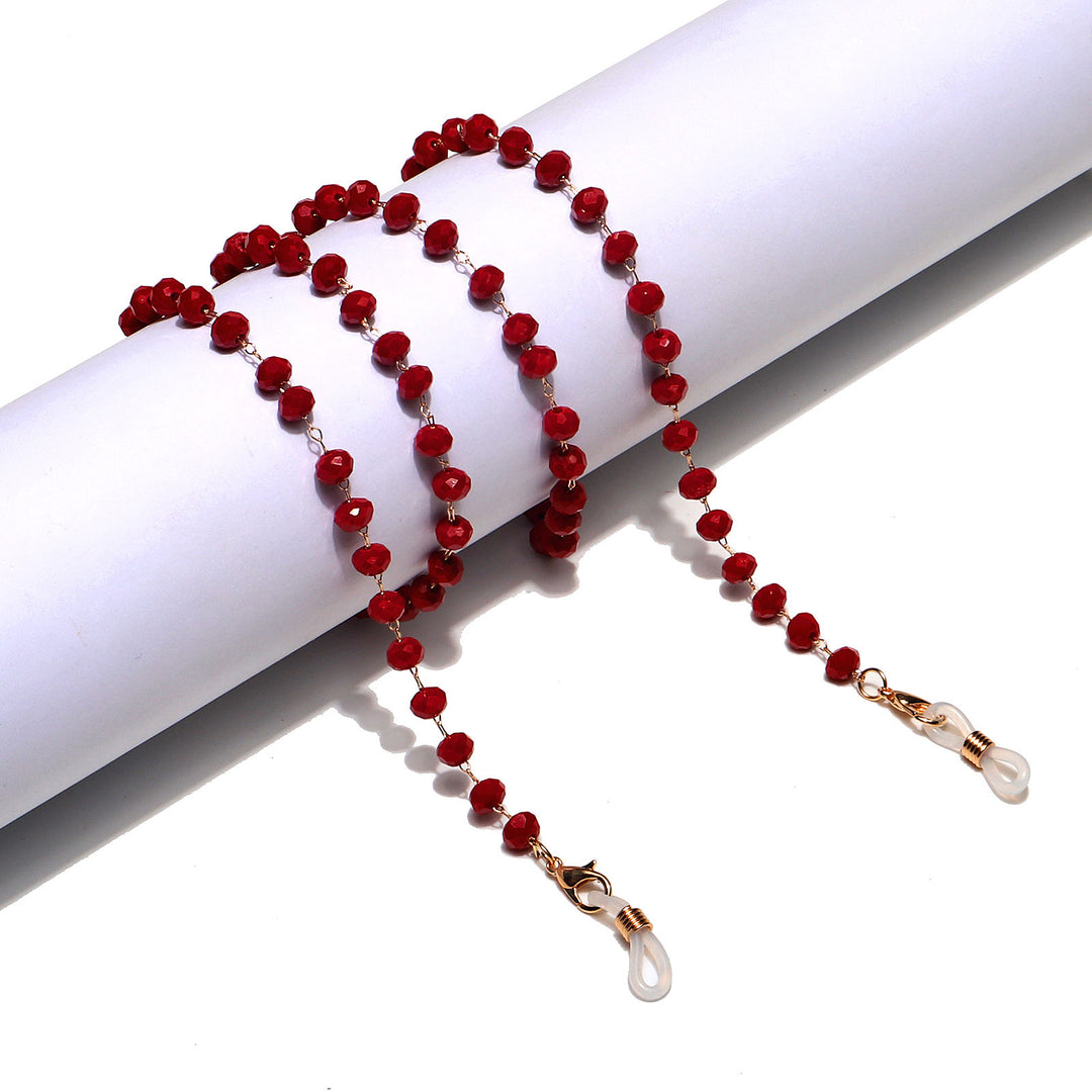 Stylische Perlenbrillekette Karnz