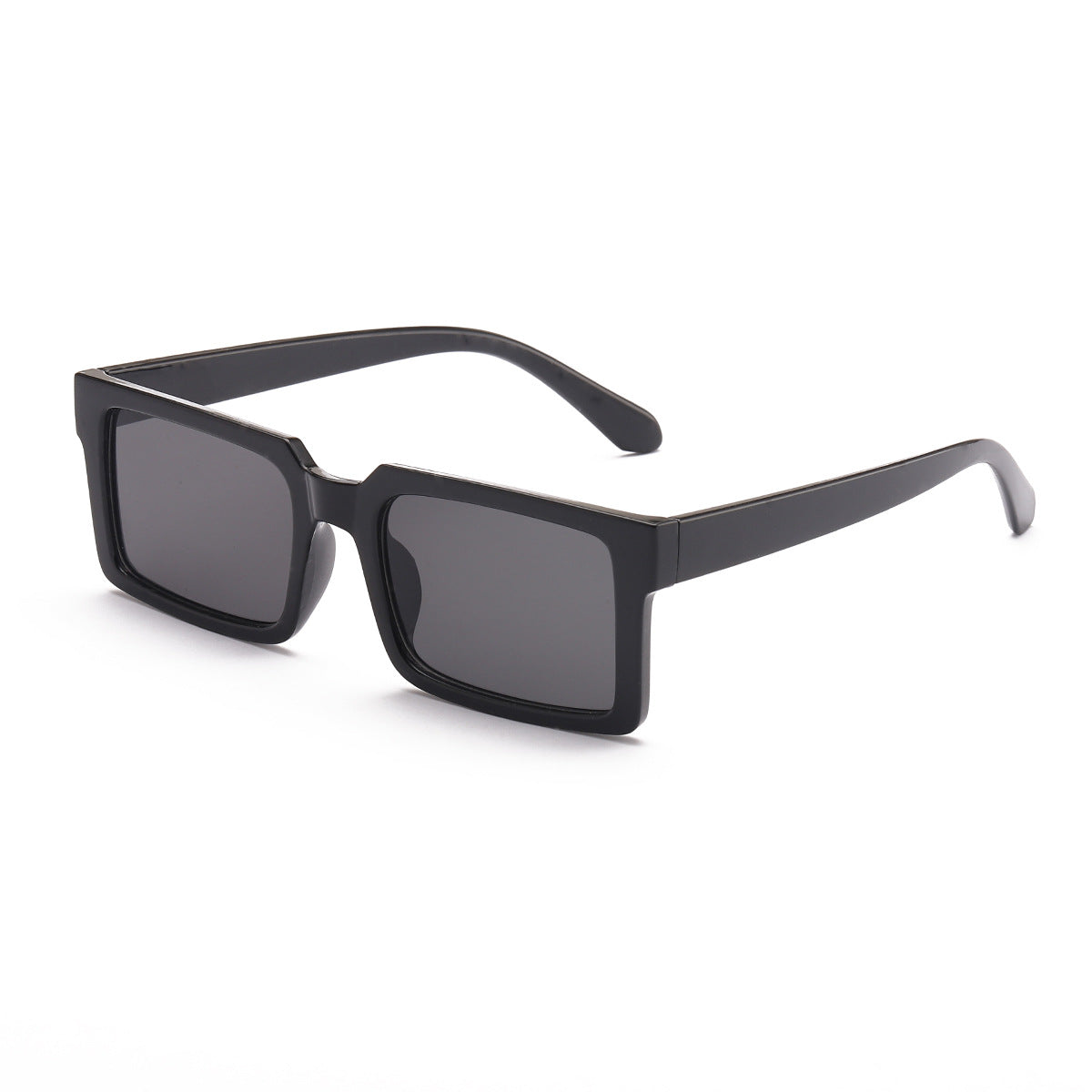 Damen modische rechteckige Sonnenbrille mit gelben Gläsern Karnz