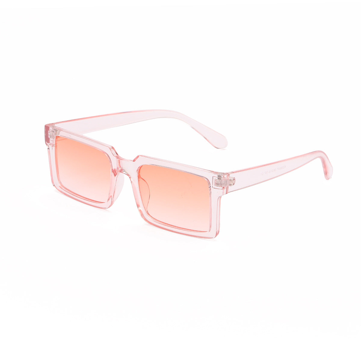 Damen modische rechteckige Sonnenbrille mit gelben Gläsern Karnz