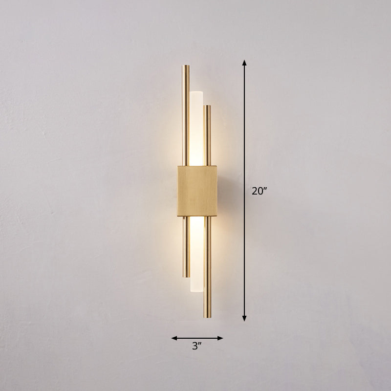 Postmoderner Stil Rod-förmige Wandbeleuchtung Acryl Treppen LED Wandleuchte Leuchte | Karnz