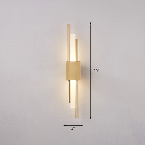 Postmoderner Stil Rod-förmige Wandbeleuchtung Acryl Treppen LED Wandleuchte Leuchte | Karnz