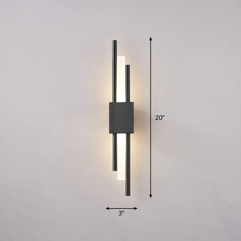 Postmoderner Stil Rod-förmige Wandbeleuchtung Acryl Treppen LED Wandleuchte Leuchte | Karnz