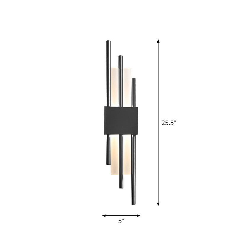 Postmoderner Stil Rod-förmige Wandbeleuchtung Acryl Treppen LED Wandleuchte Leuchte | Karnz