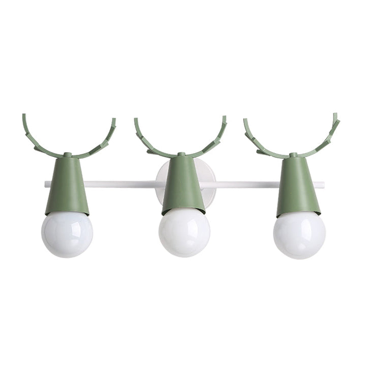 Deer Vanity Light Fixture Nordic Style Metall Schlafzimmer Verstellbare Wandmontage Licht | Karnz