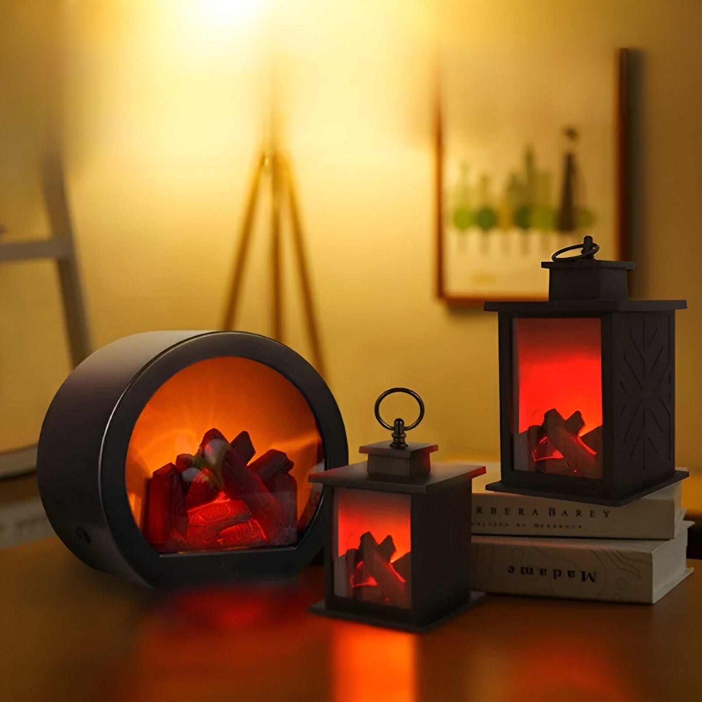 RadiantGlow Flammenlampe - Bringen Sie Wärme und Atmosphäre in Ihr Zuhause | Karnz