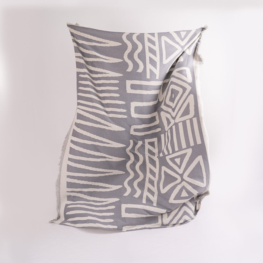Geometrischer Boho-Stil Sofaüberzug - Modern, Stilvoll & Strapazierfähig Sofa Schutz | Karnz