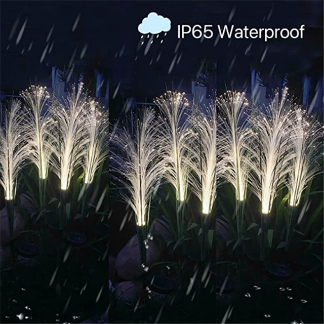 Solarbetriebene Weiden-Gartenleuchte – Bunte LED-Gartenbeleuchtung mit IP65-Wasserschutz