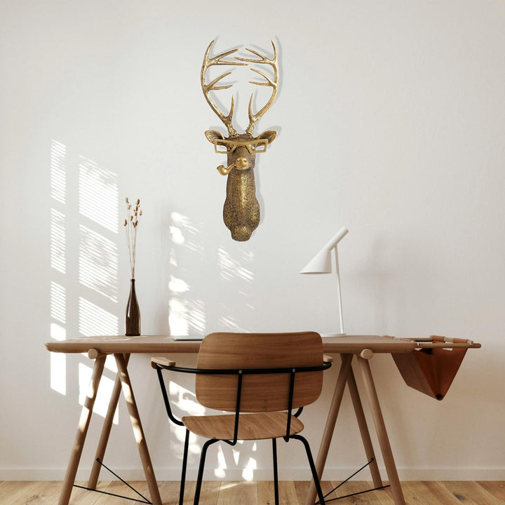 Karnz | Elegante Tierkopf-Wandskulpturen