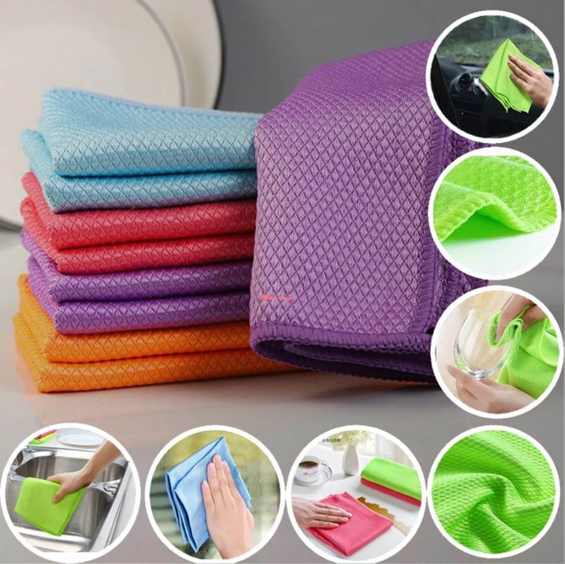Soft Touch Wonder Cloth – Streifenfreies Reinigen von Glas, Spiegeln & Edelstahl | Karnz