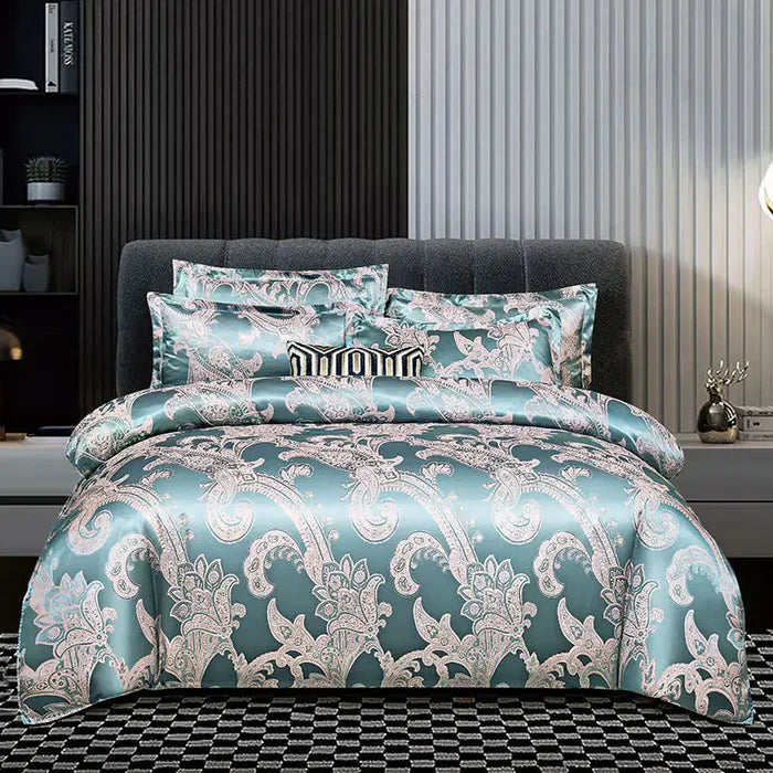 Luxus Satin Bettbezug Set - RoyalDream | Karnz