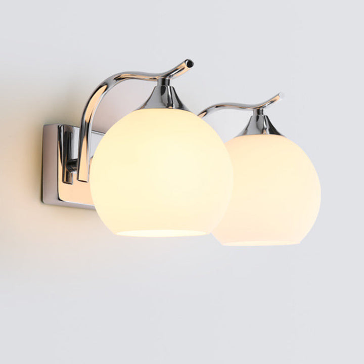 Satin Opal Glas Kuppel Wandleuchte Einfache Stil Korridor Wandmontage Lampe | Karnz