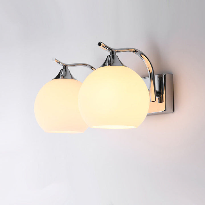 Satin Opal Glas Kuppel Wandleuchte Einfache Stil Korridor Wandmontage Lampe | Karnz