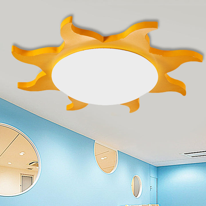 Kinderzimmer Deckenlampe – Sonnenschein LED Beleuchtung | Karnz