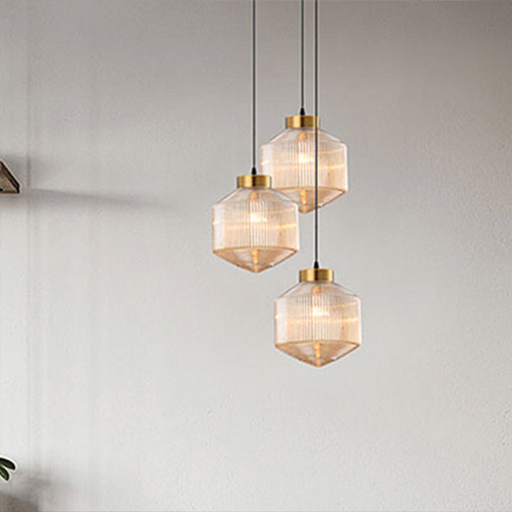 Moderner Trommel Kronleuchter aus Glas – Elegante Beleuchtung für Esszimmer und Wohnzimmer | Karnz