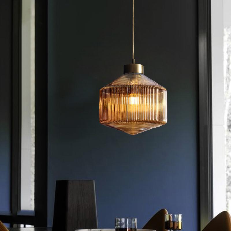 Moderner Trommel Kronleuchter aus Glas – Elegante Beleuchtung für Esszimmer und Wohnzimmer | Karnz