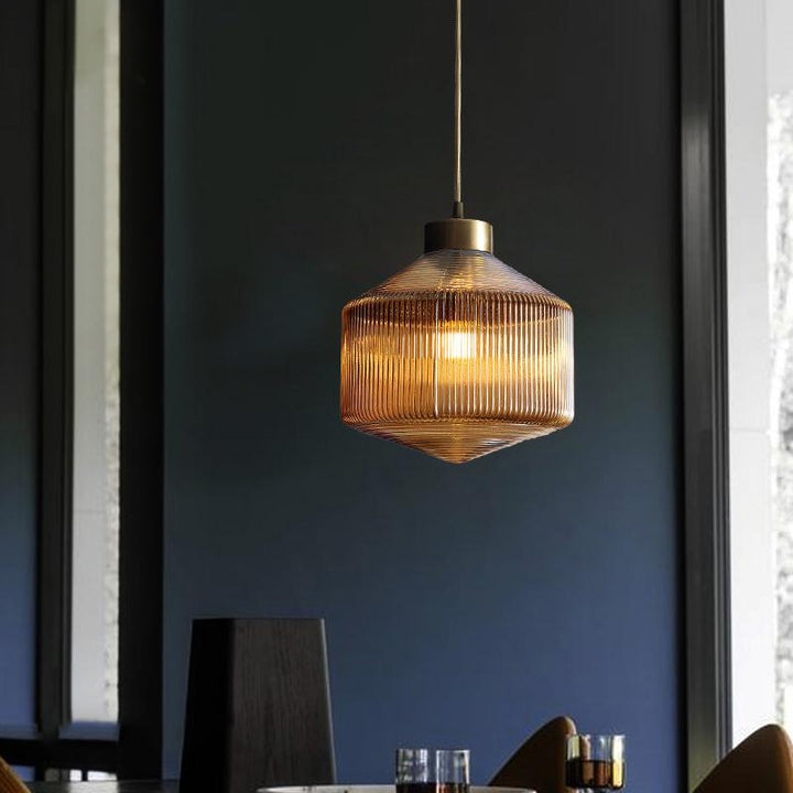 Moderner Trommel Kronleuchter aus Glas – Elegante Beleuchtung für Esszimmer und Wohnzimmer | Karnz
