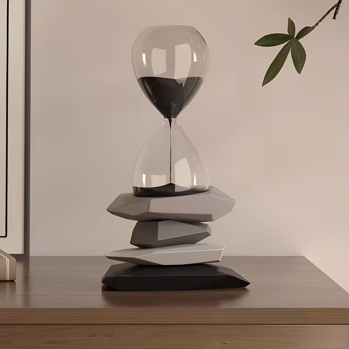 Minimalistischer Sanduhr – Zeitlos & Dekorativ | Perfekt für Wohnzimmer und Büro | Karnz