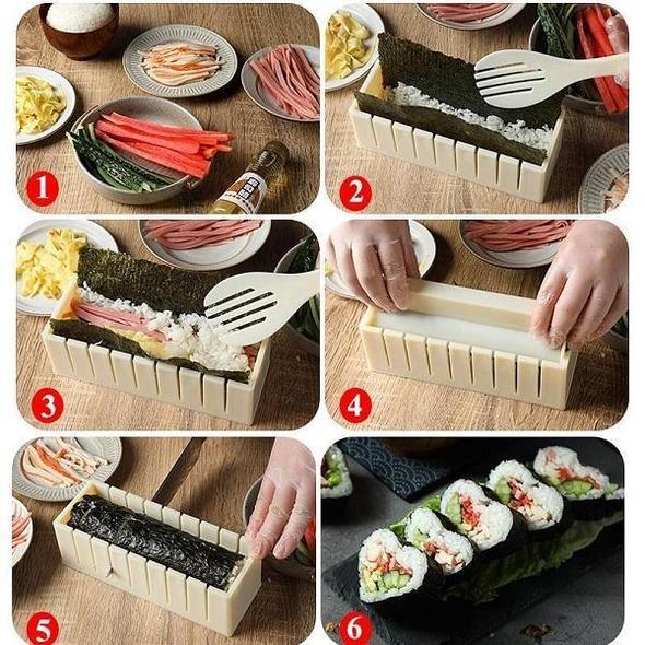 SushiMeister Kit — In Sekundenschnelle zum Sushi-Profi und Küchenheld | Karnz