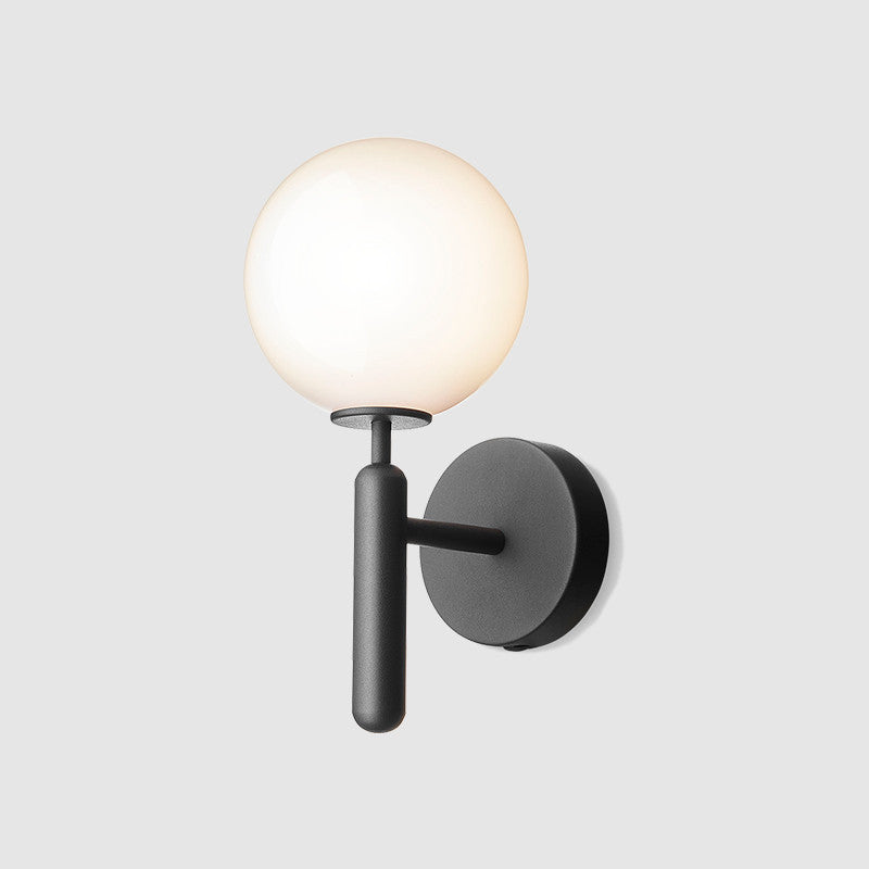 Ball Treppenwand Lichtarmatur Glas Ein-Birne Einfacher Stil Wand Sconce Beleuchtung | Karnz