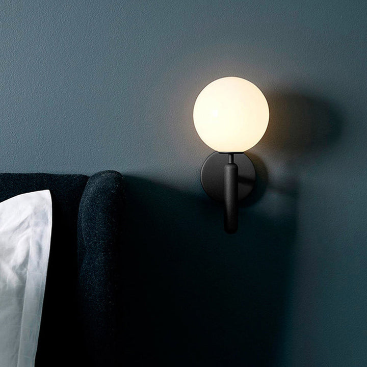 Ball Treppenwand Lichtarmatur Glas Ein-Birne Einfacher Stil Wand Sconce Beleuchtung | Karnz