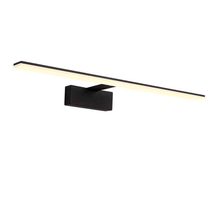 Minimalistische Balkenförmige Schminklampe Metall Badezimmer LED Wandsconce Beleuchtung mit Acryl-Diffusor | Karnz
