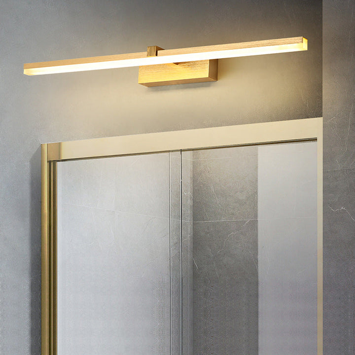 Goldene LED-Badezimmerlampe im modernen Design