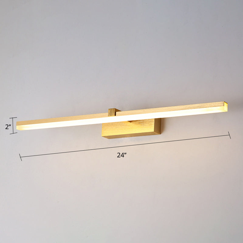 Gold Badezimmerlampe LED Modernes Design | Karnz
