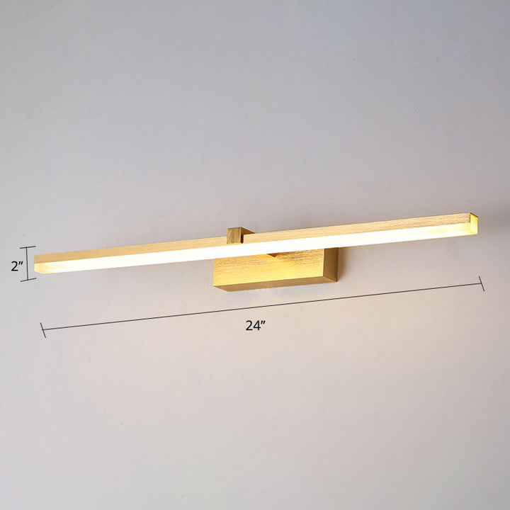 Gold Badezimmerlampe LED Modernes Design | Karnz