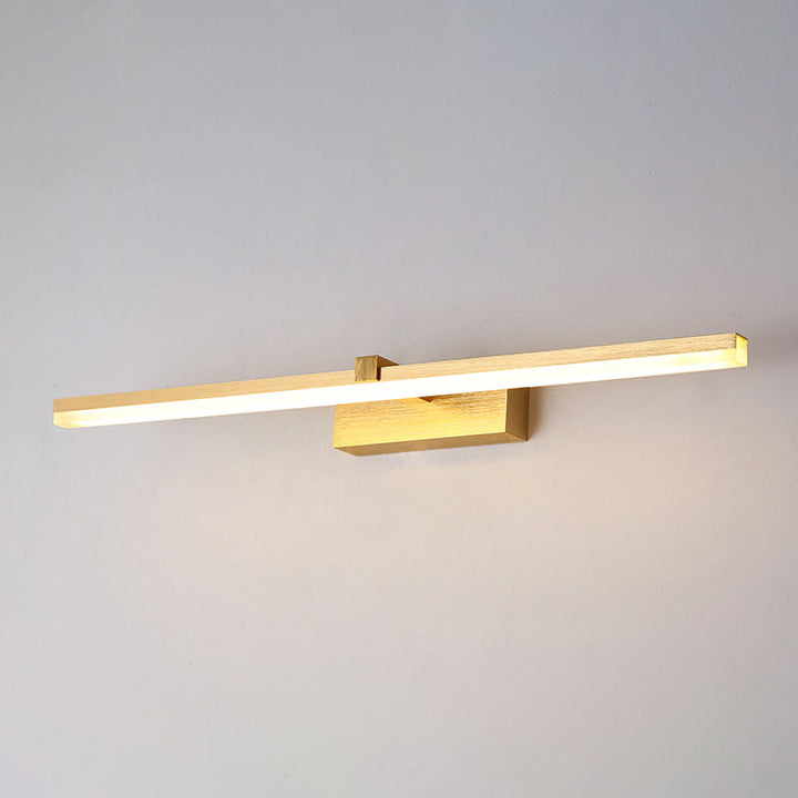 Goldene LED-Badezimmerlampe im modernen Design
