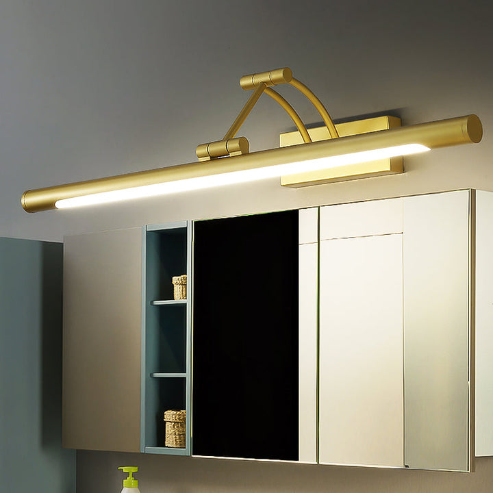 Minimalistische röhrenförmige Vanity-Leuchte Acryl LED-Wandmontage Lampe mit 3-gelenkigem Schwenkarm | Karnz
