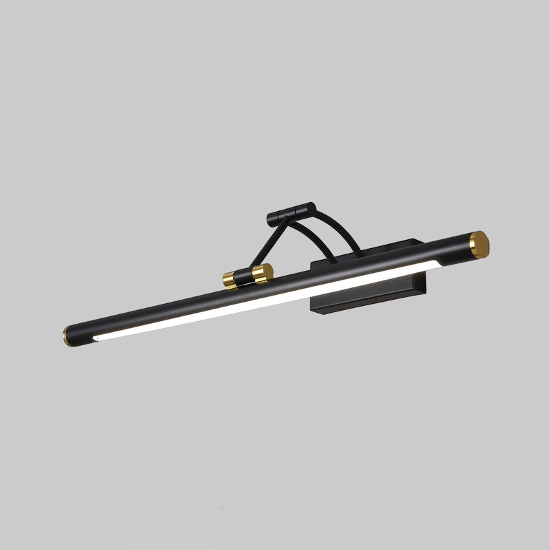 Minimalistische röhrenförmige Vanity-Leuchte Acryl LED-Wandmontage Lampe mit 3-gelenkigem Schwenkarm | Karnz