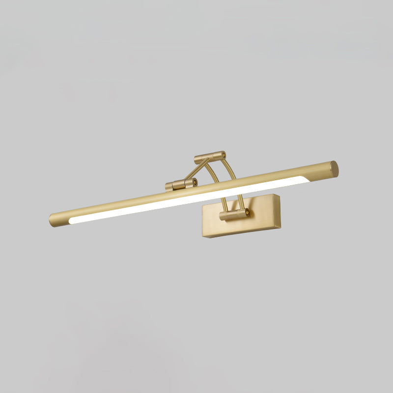 Minimalistische röhrenförmige Vanity-Leuchte Acryl LED-Wandmontage Lampe mit 3-gelenkigem Schwenkarm | Karnz